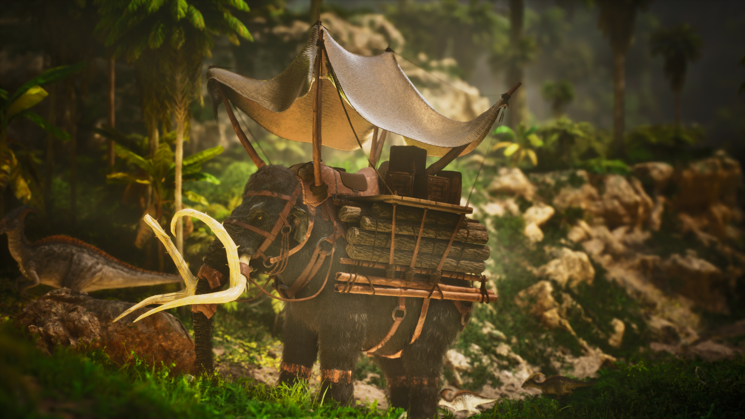 Tribal Mammoth Canopy Saddle