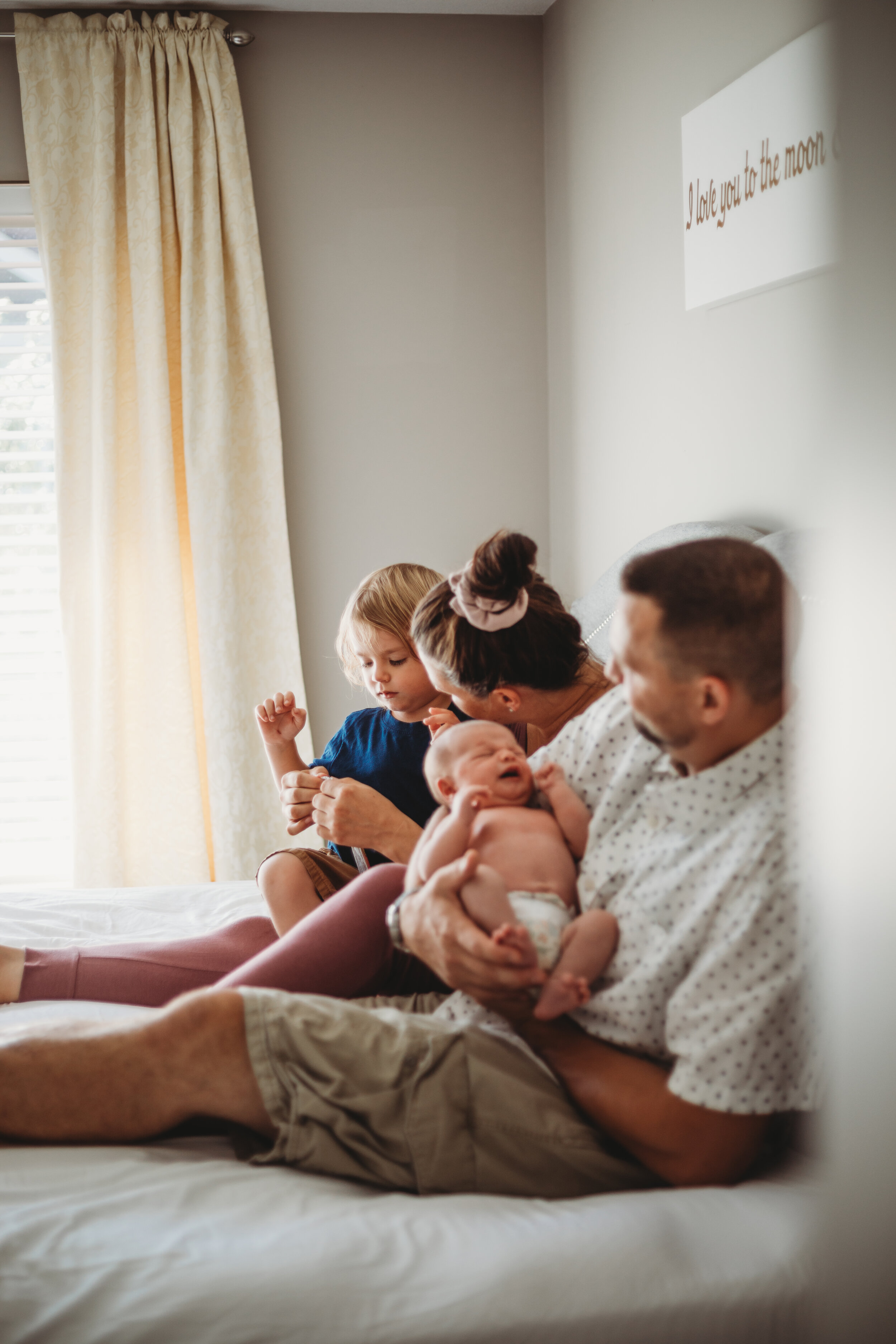 Vancouver Lifestyle Photographer | In Home Newborn Session