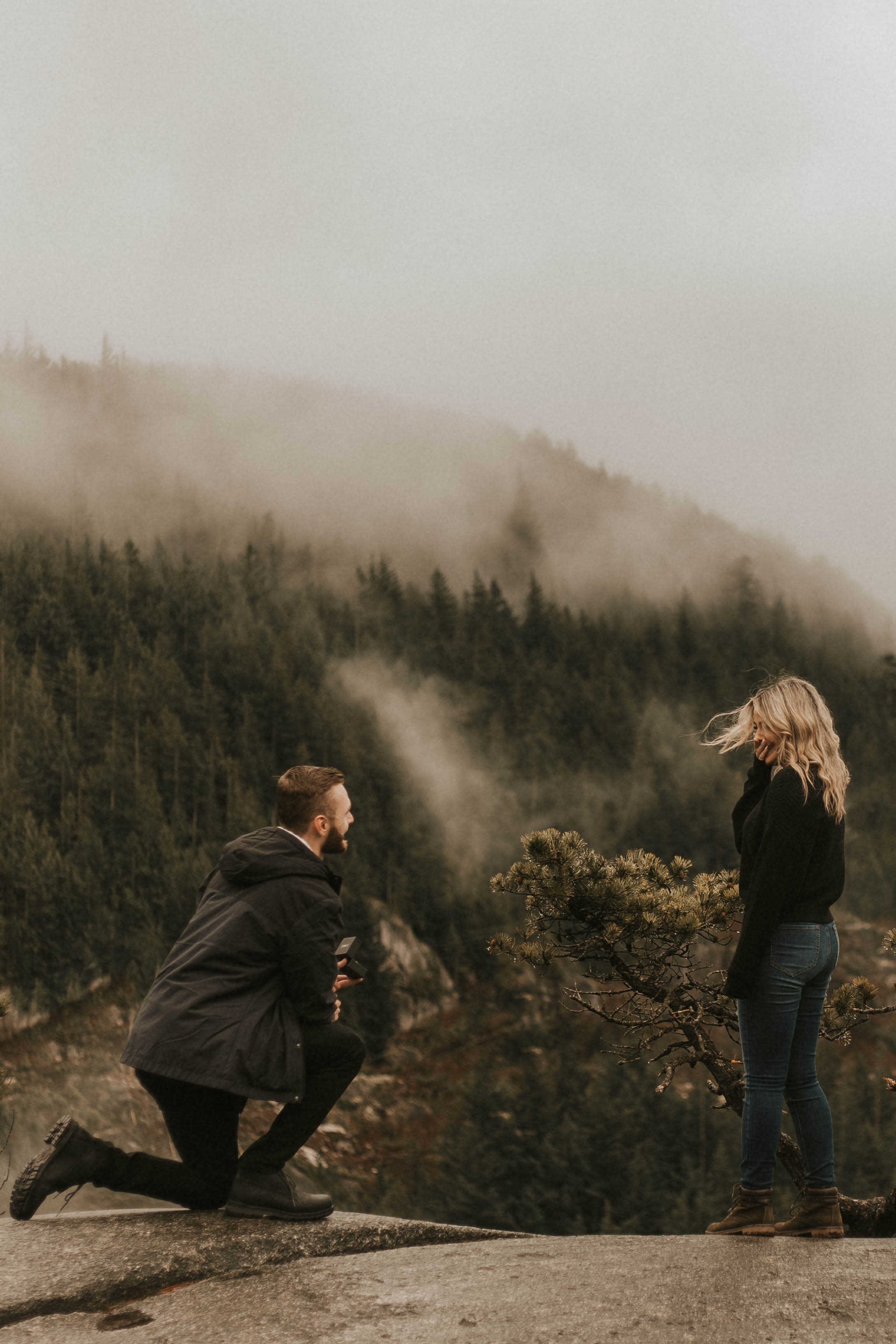 Moody Adventure PNW Engagement | Squamish Photographer