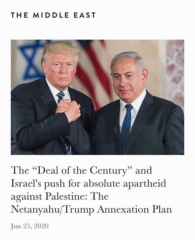 In Bruce Katz's new article, he writes about the history around the &quot;deal of the century&quot; and how it is almost identical to the colonization plan released by the World Zionist Organization in 1979. 
He explains how even the Oslo Accords wer