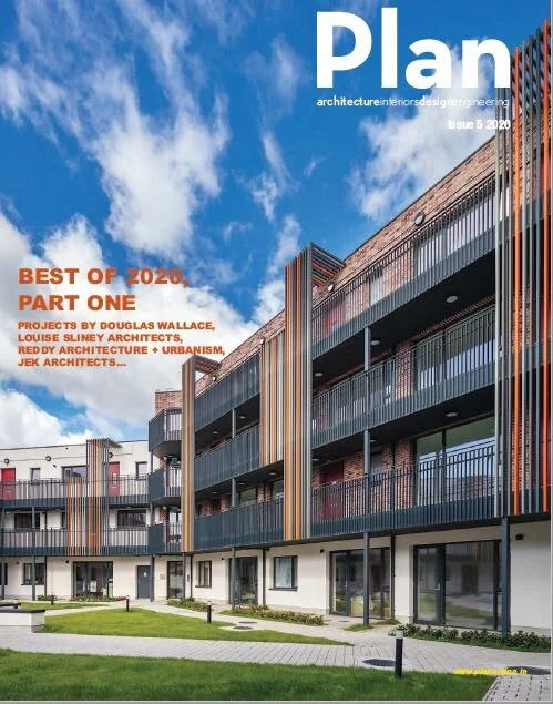 December 2020, feature in Plan magazine of the Barn House, Coolcarron, Kinsale