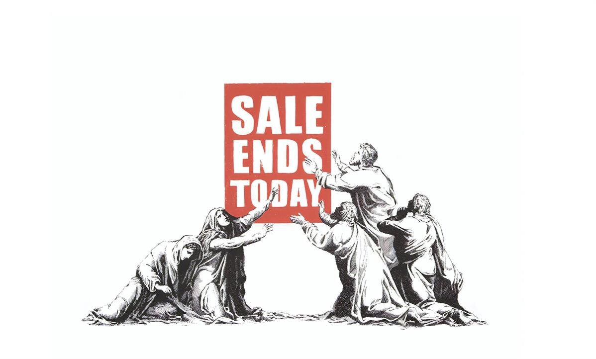 Get a Banksy Buy Banksy art Banksy sale ends