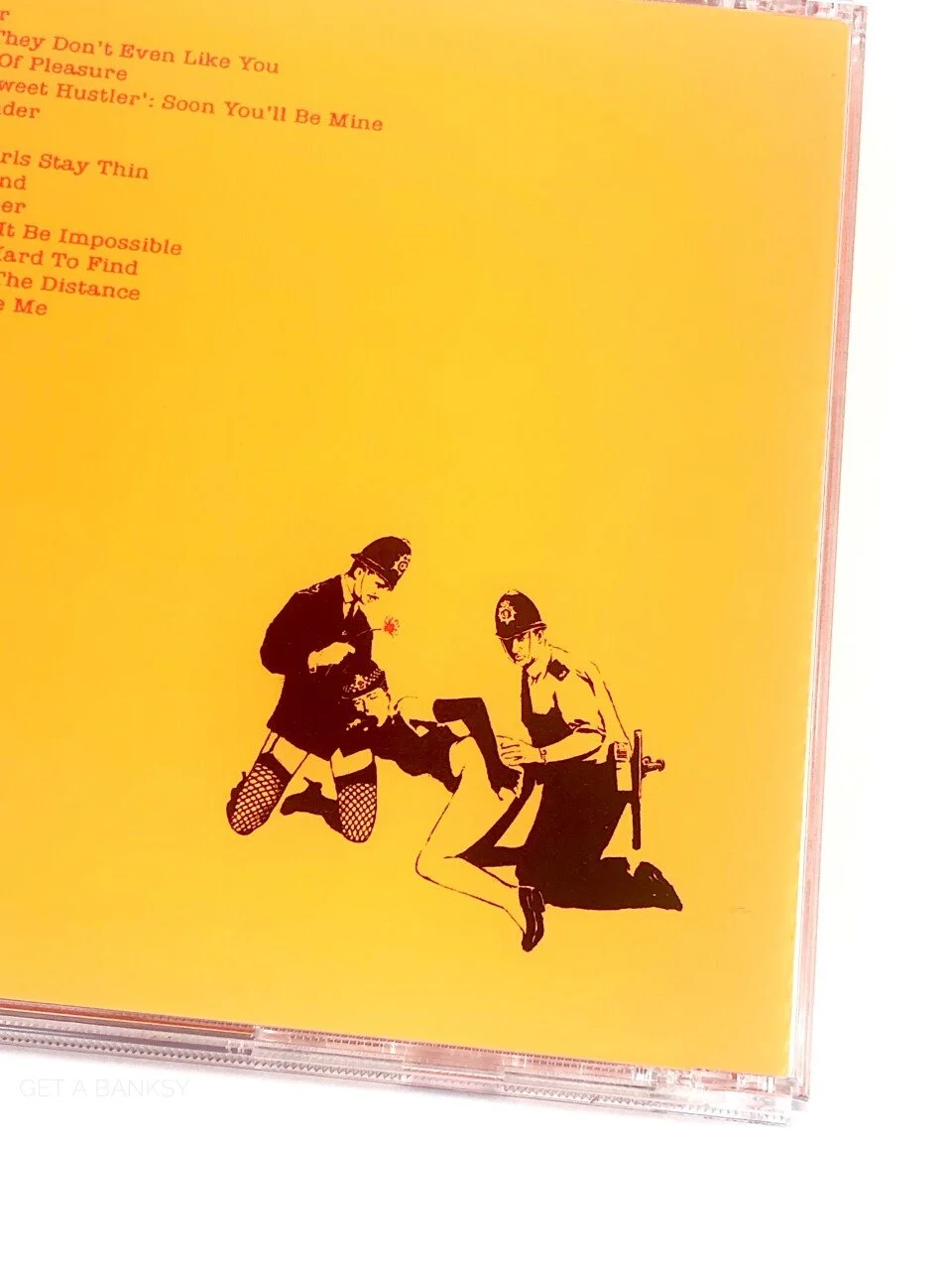 We Love You So Love Us Three CD Banksy designed cover artwork 