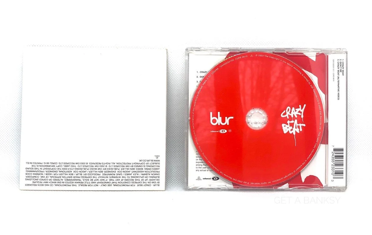blur/ Crazy Beat 7インチ 2003年 BANKSY Blur Crazy Beat (Promo CD 