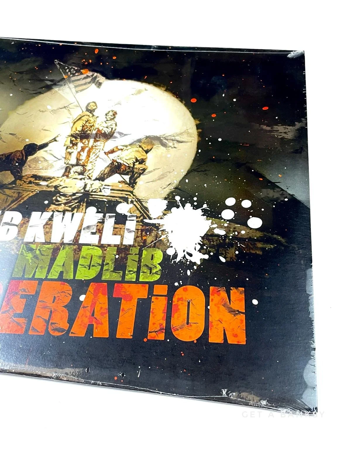 Banksy Silver Flags Talib Kweli Liberation record cover — Get a Banksy