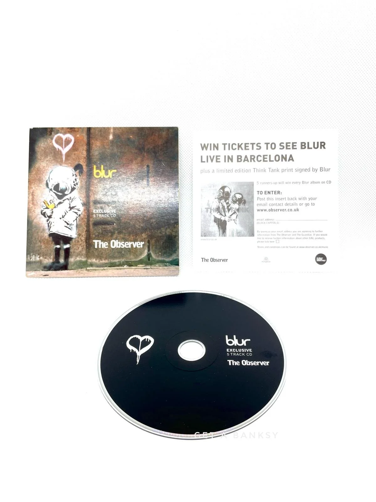 Blur Think Tank Exclusive 5 Track Promo CD