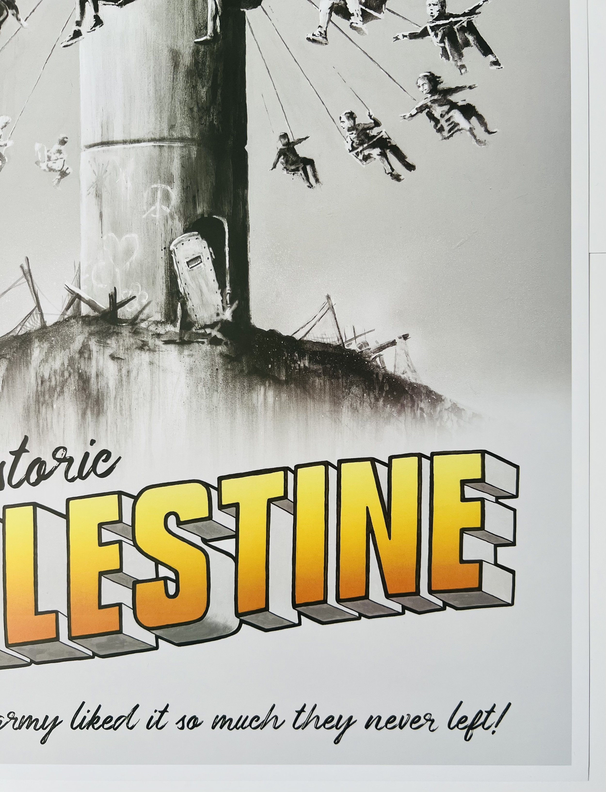 Banksy Walled Off Hotel Poster Palestine Latest Banksy Banksy Walled Off Hotel Poster Palestine Latest Banksy