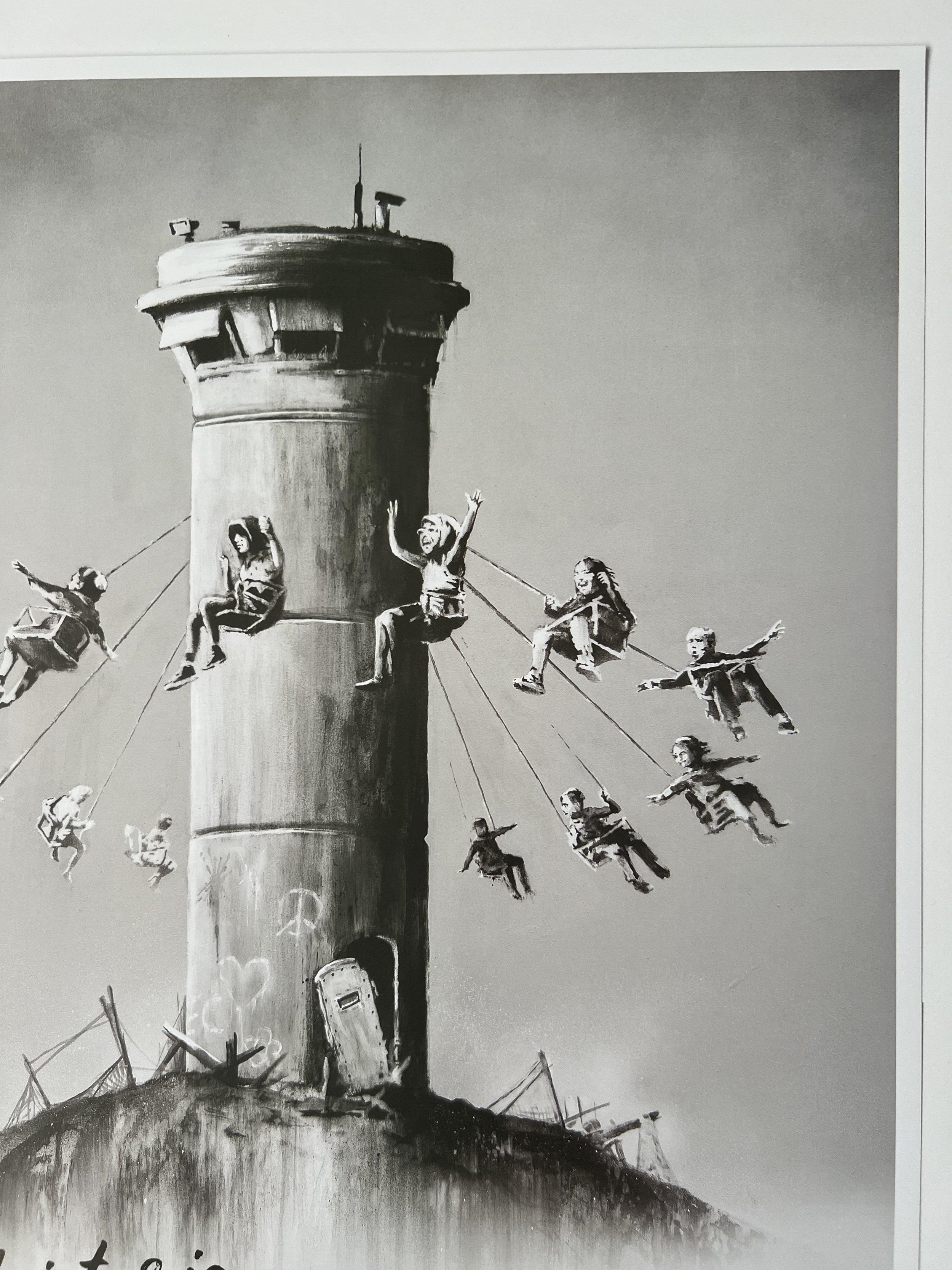 Banksy Walled Off Hotel Poster Palestine Latest Banksy artwork 