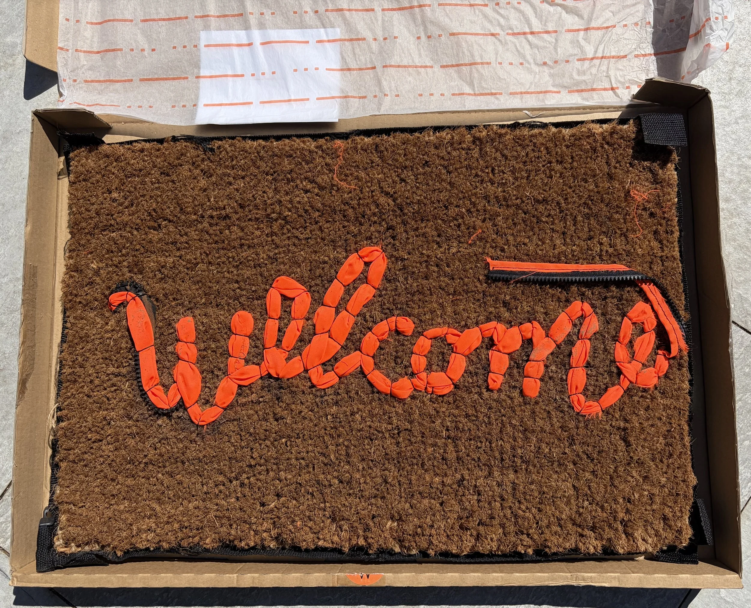 Banksy Welcome Mat