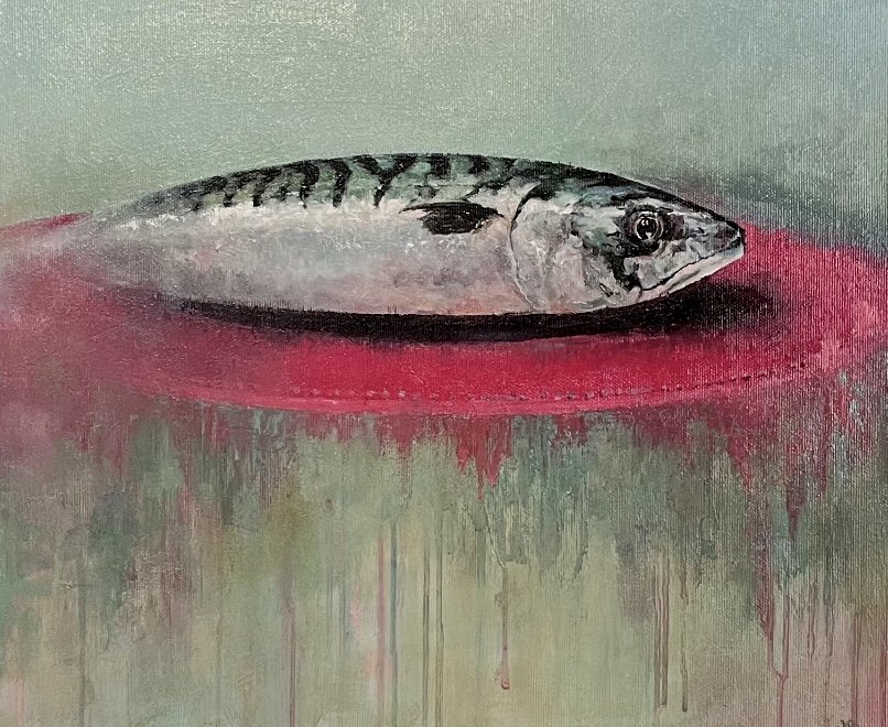 Mackerel on a Pink Platter
