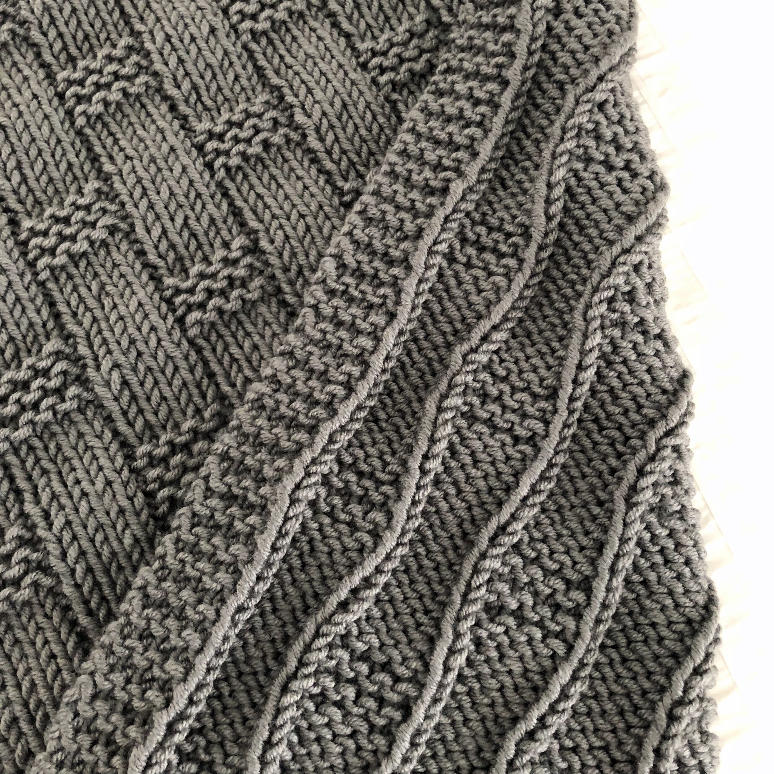 Every Now and Then Chunky Striped Blanket Knitting Pattern for Super Bulky  Yarn — Fifty Four Ten Studio