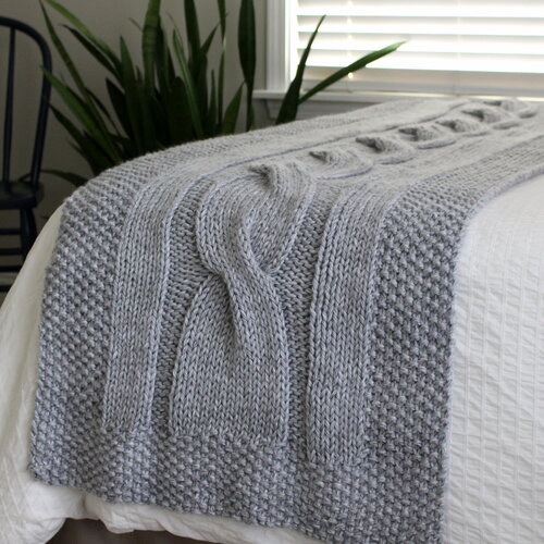 Free Blanket Knitting Pattern - Easy to Knit Afghan for Worsted or Aran  Yarn — Fifty Four Ten Studio