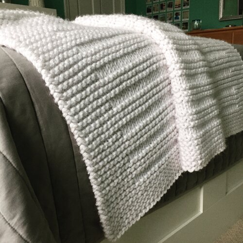 Free Blanket Knitting Pattern - Easy to Knit Afghan for Worsted or Aran  Yarn — Fifty Four Ten Studio
