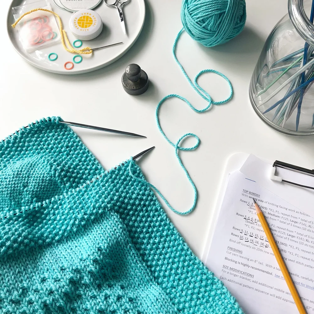 How To Use Long Circular Knitting Needles To Knit A Blanket Fifty Four Ten Studio