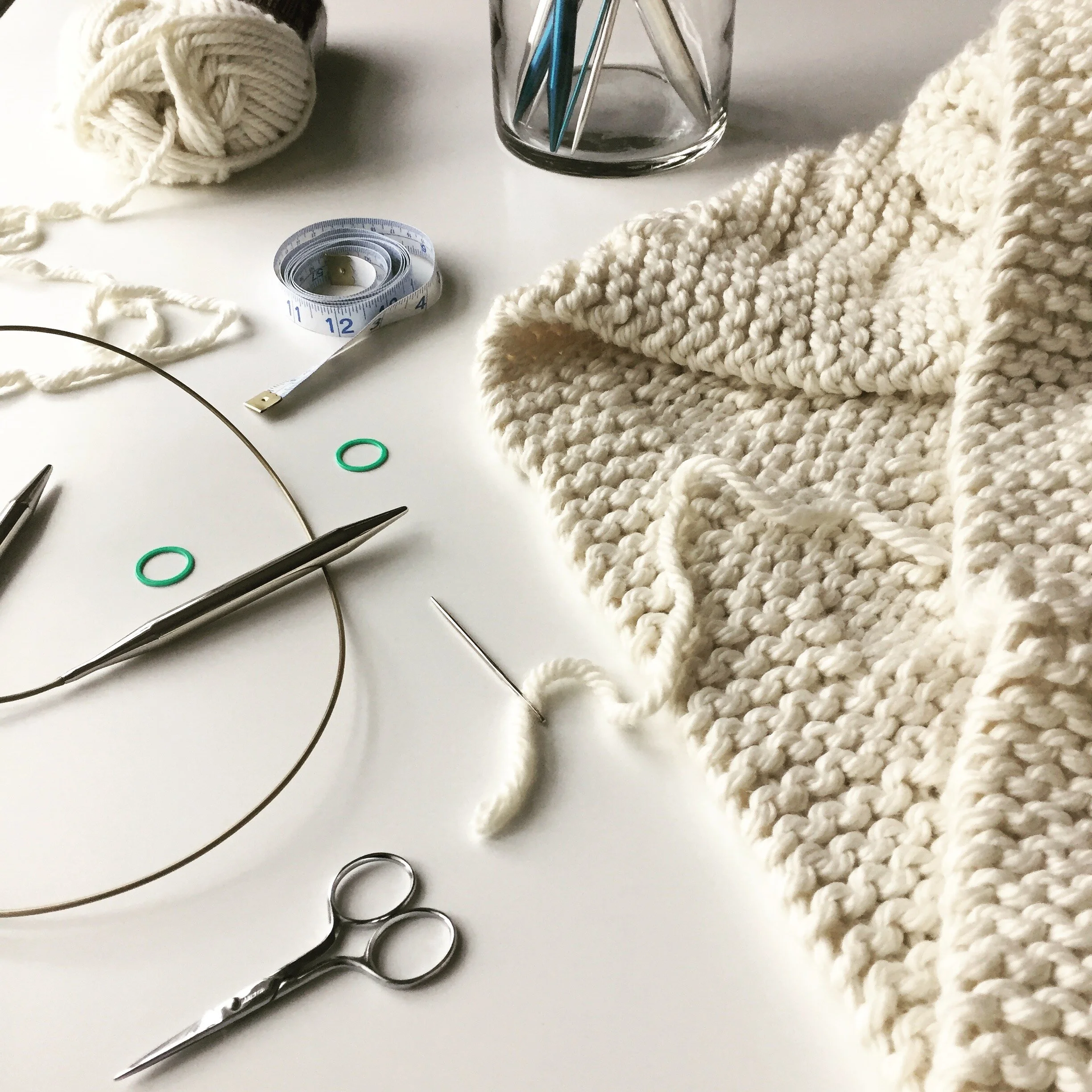 How to Block Knitting - Blocking a Hand Knit Blanket Tutorial - Final ...