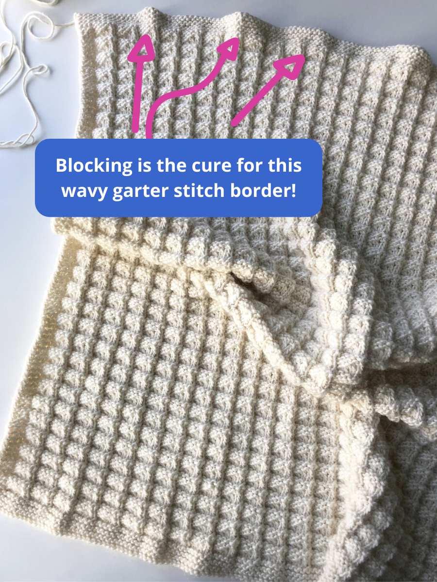 Blocking Knitting Without Special Equipment