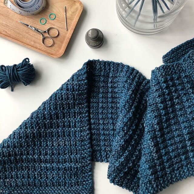 If you are looking for a relaxing, easy knitting project for some pretty worsted weight yarn that you might have in your stash&hellip;this scarf pattern could be the one.  My &lsquo;Quality Time&rsquo; scarf pattern features a 4-row repeat pattern is