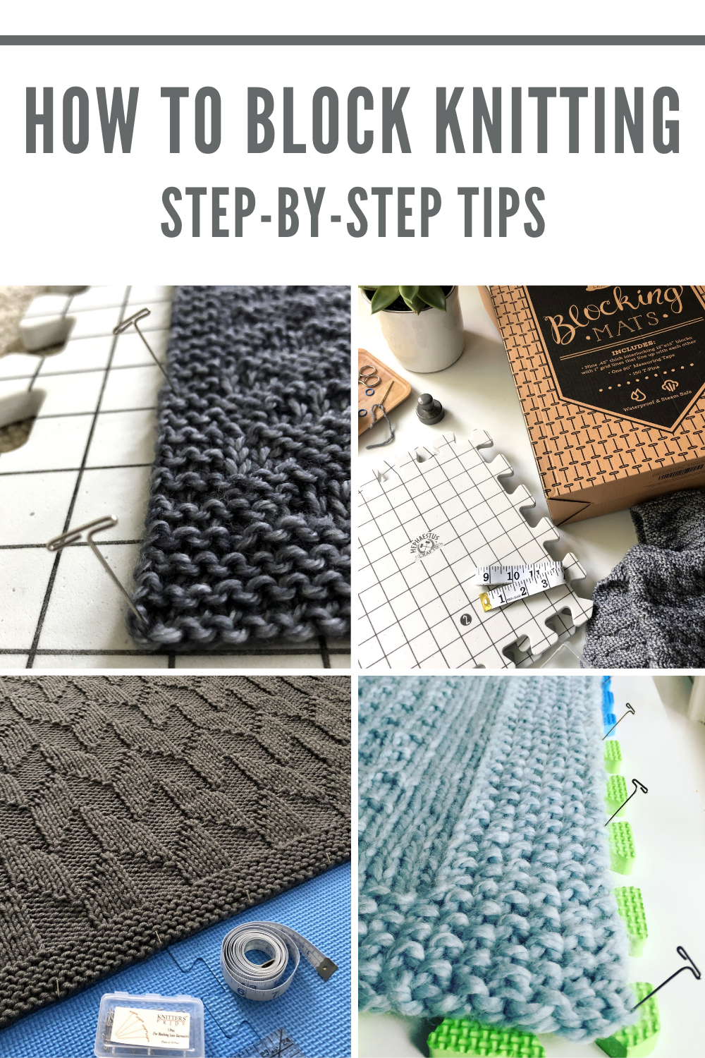 Chock-a-Block: Tips on Blocking Handknits – Modern Daily Knitting