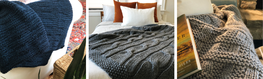 Reversible Blanket Knitting Pattern Worsted Weight Yarn - Baby Blanket -  Throw - Touch of Kindness — Fifty Four Ten Studio