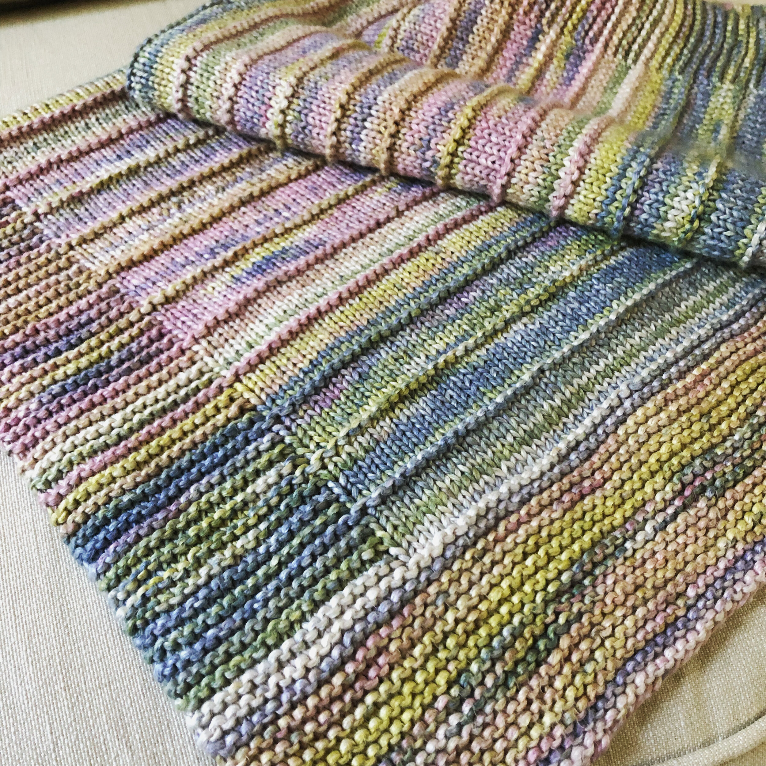 Made by My Friend: A one-of-a-kind baby blanket knitting project