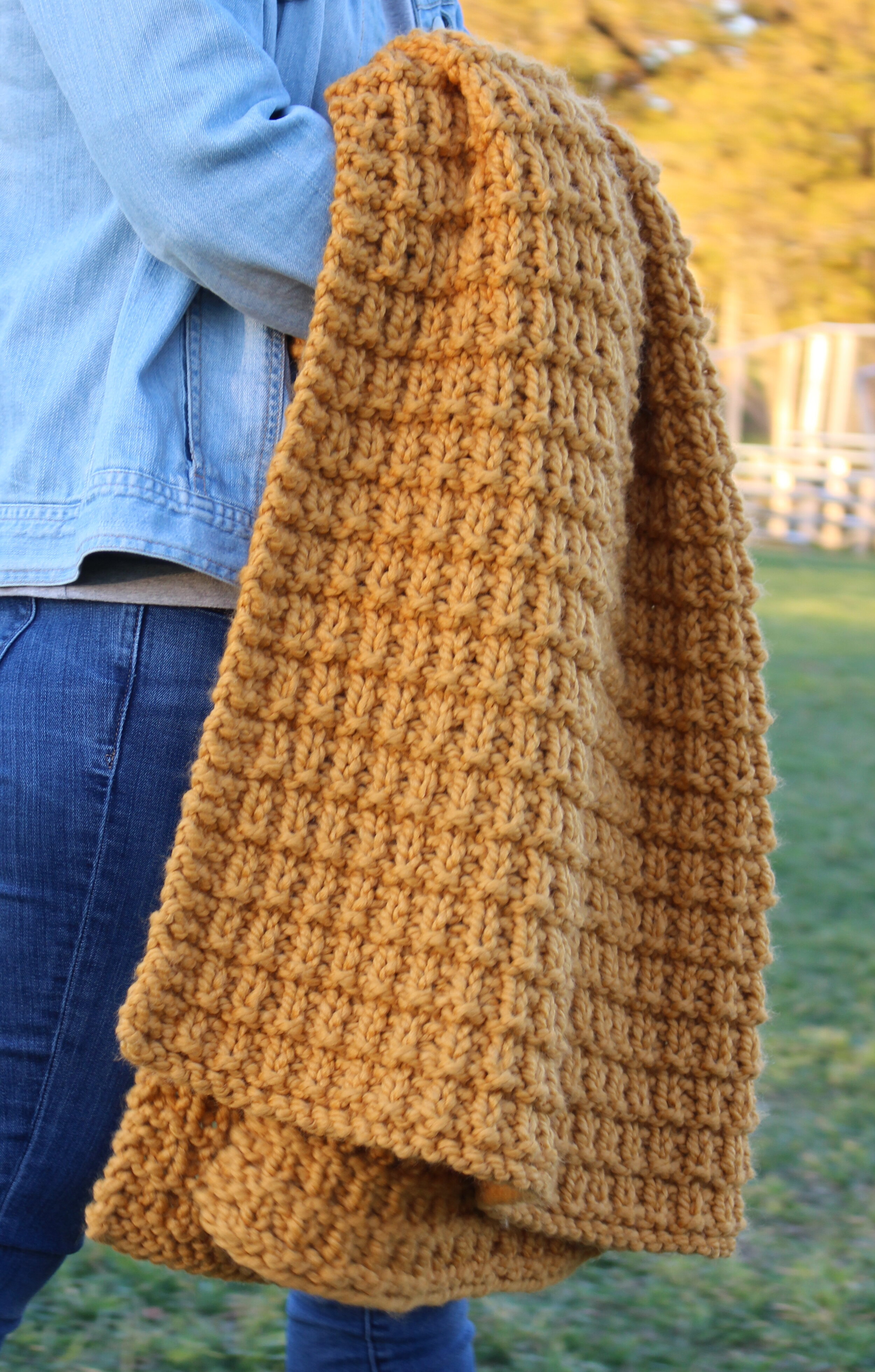 easy chunky knitting kit knitting pattern Knit kit scarf
