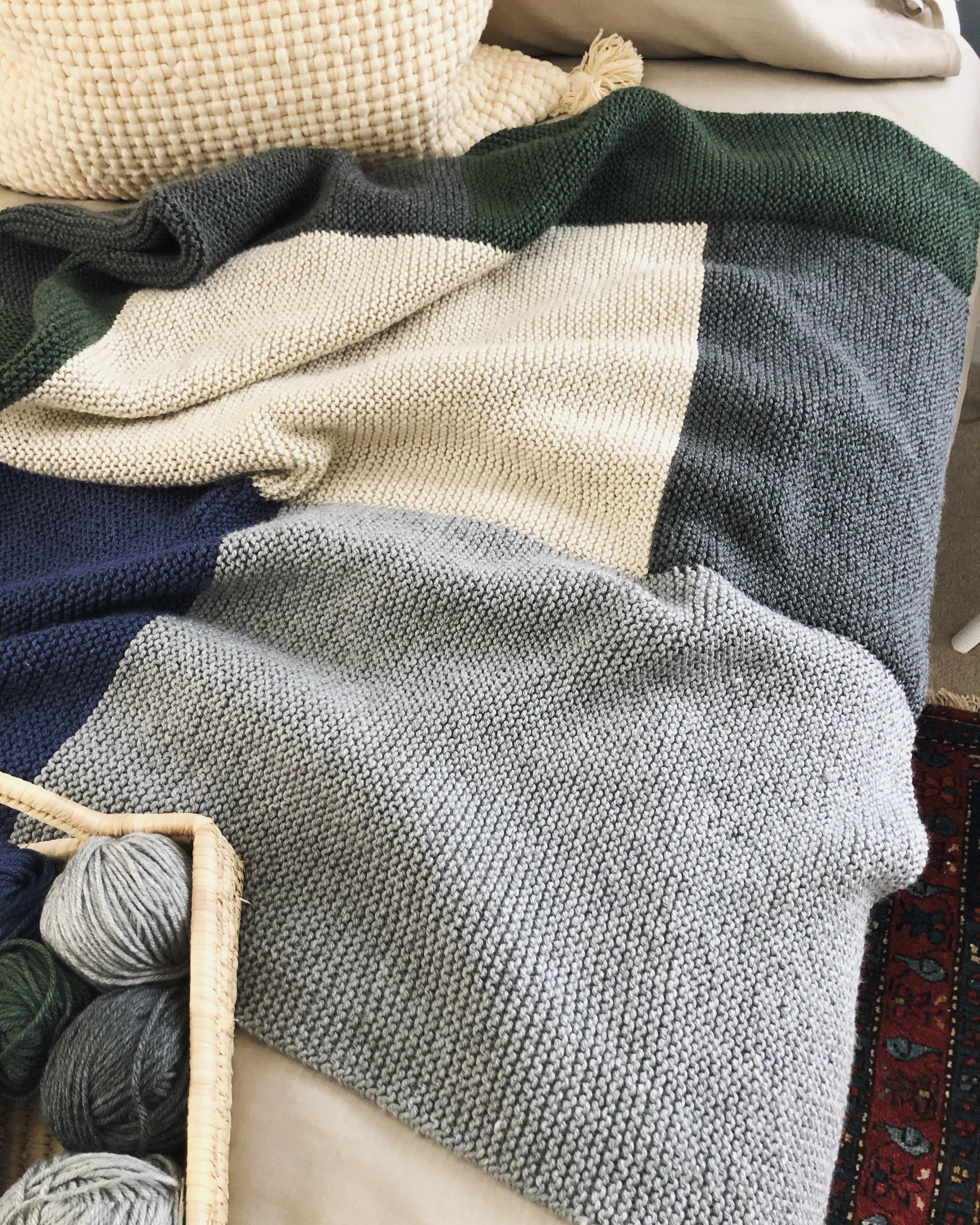Light in the Window Blanket knitting pattern color block modern throw afghan garter stitch easy to knit JAN 2022.JPG