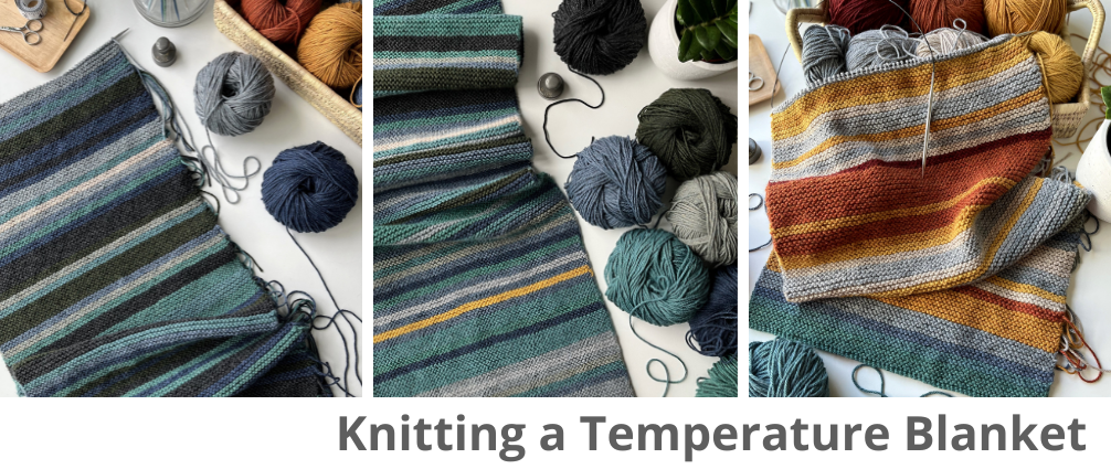 Easy Striped Blanket Knitting Pattern for Hue & Me Yarn — Fifty Four Ten  Studio