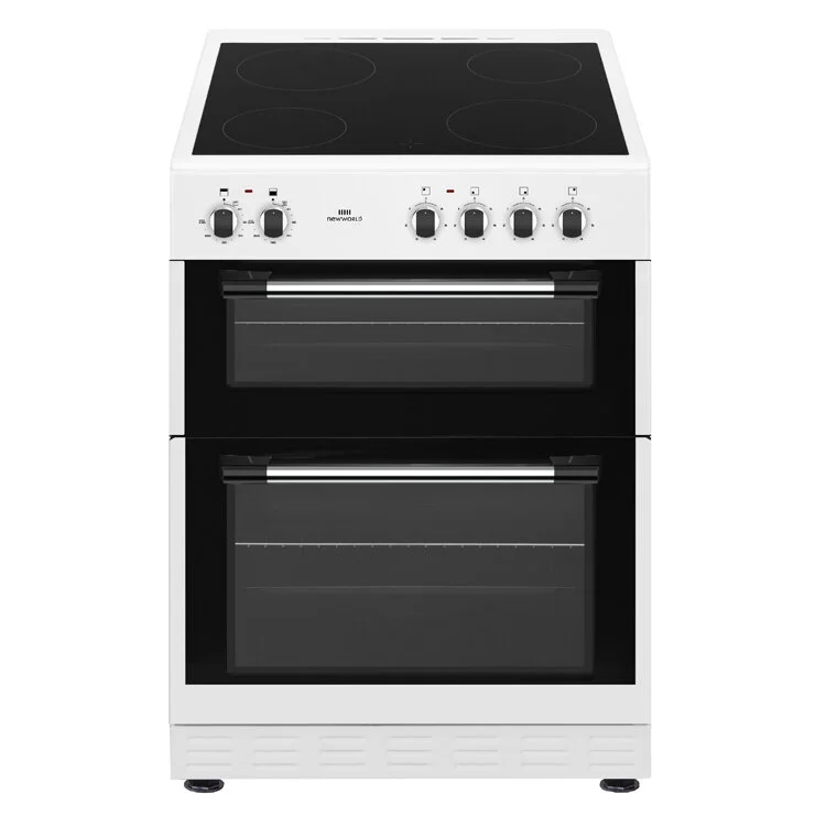 CREDA C60CMRCRM 60cm Electric Oven Ceramic Hob Cooker In, 57 OFF