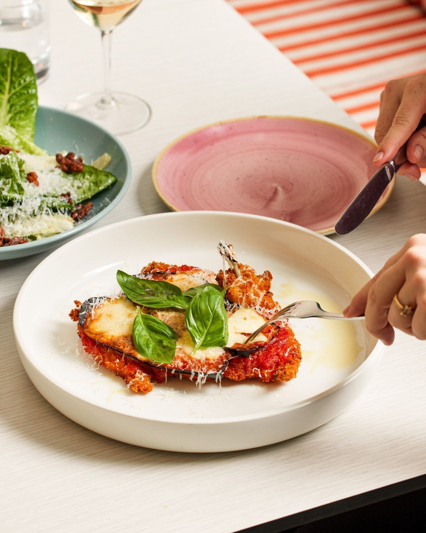 Have you tried our chicken parmigiana? Featuring eggplant, Napoletana sauce and mozzarella, paired perfectly with a complimentary side of your choice.

One of the delicious dishes from our Dolce Vita Deal menu! Available 7 days from 11am-5pm

www.mas