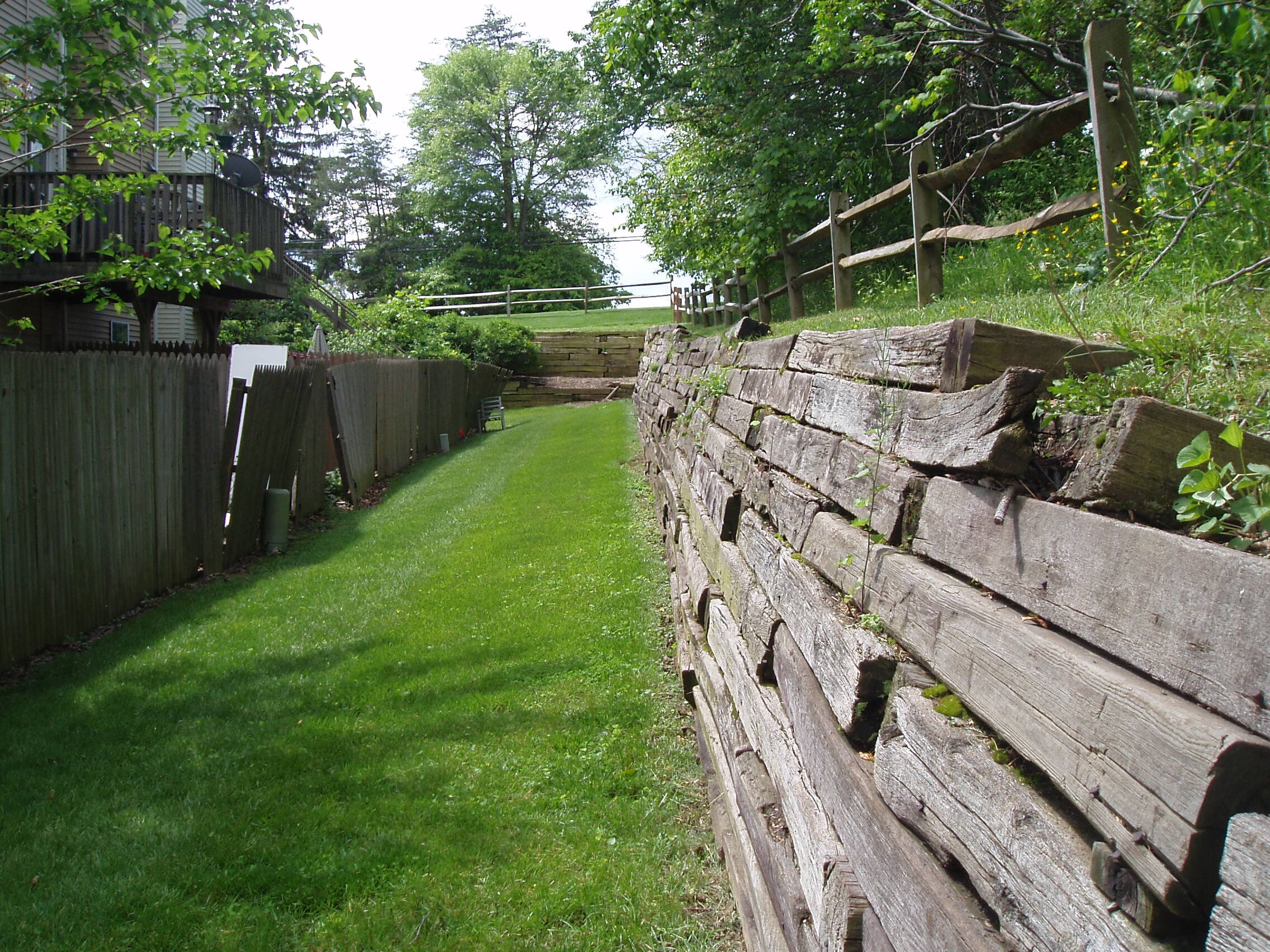 Timber Retaining Wall