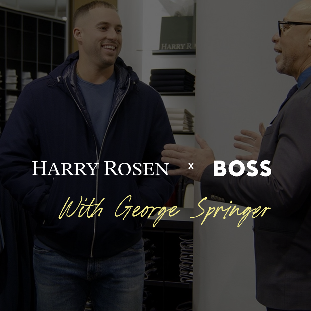 George Springer x Harry Rosen x BOSS