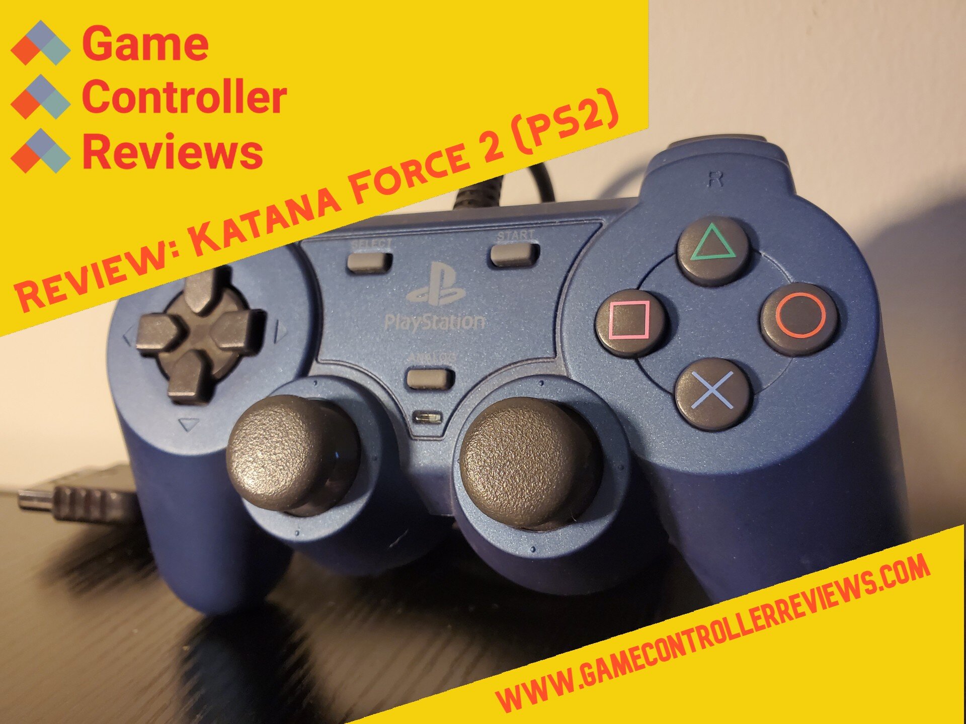 Foragt Sightseeing Magnetisk Review] Katana Force 2 Wired Controller for PlayStation 2(PS2) — Game  Controller Reviews