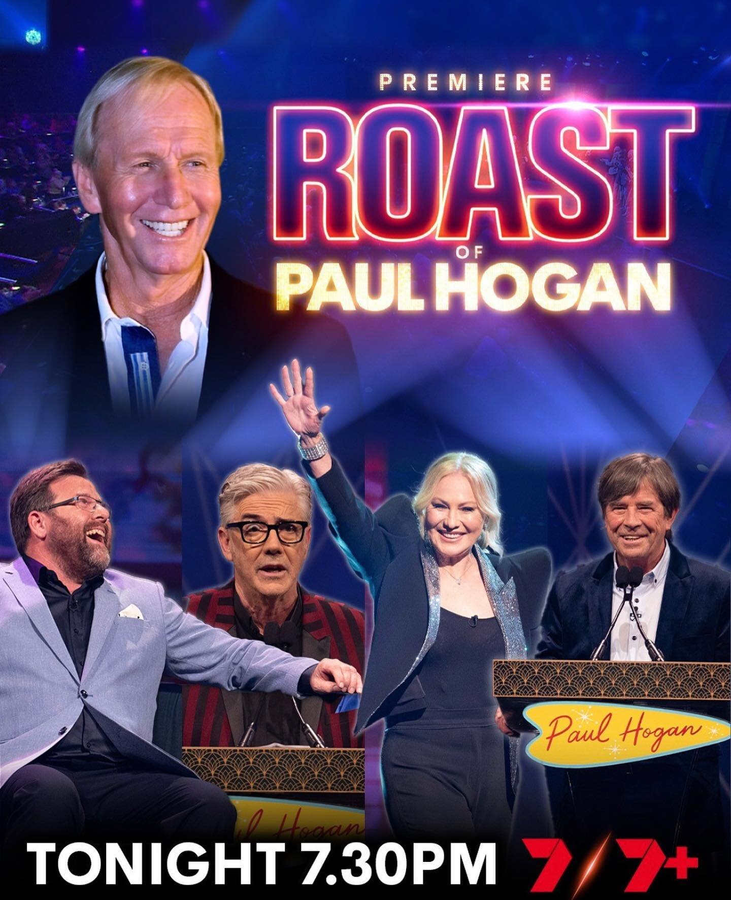 #HogesRoast tonight 7:30pm featuring @kerriannekennerley on @channel7 and @7plus. #22mgmt