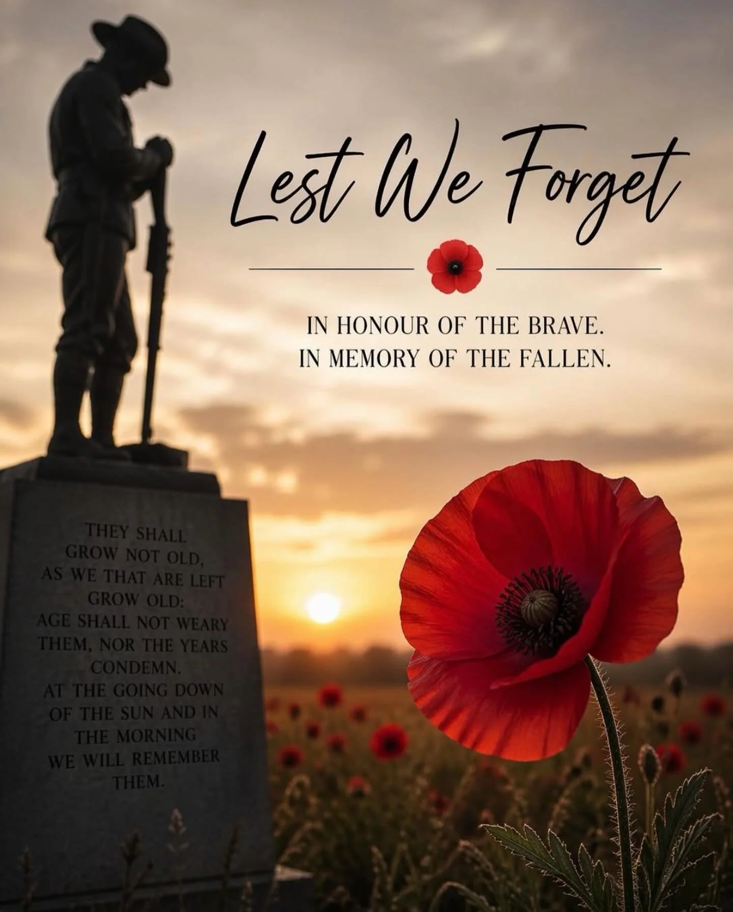 ANZAC DAY - Lest We Forget