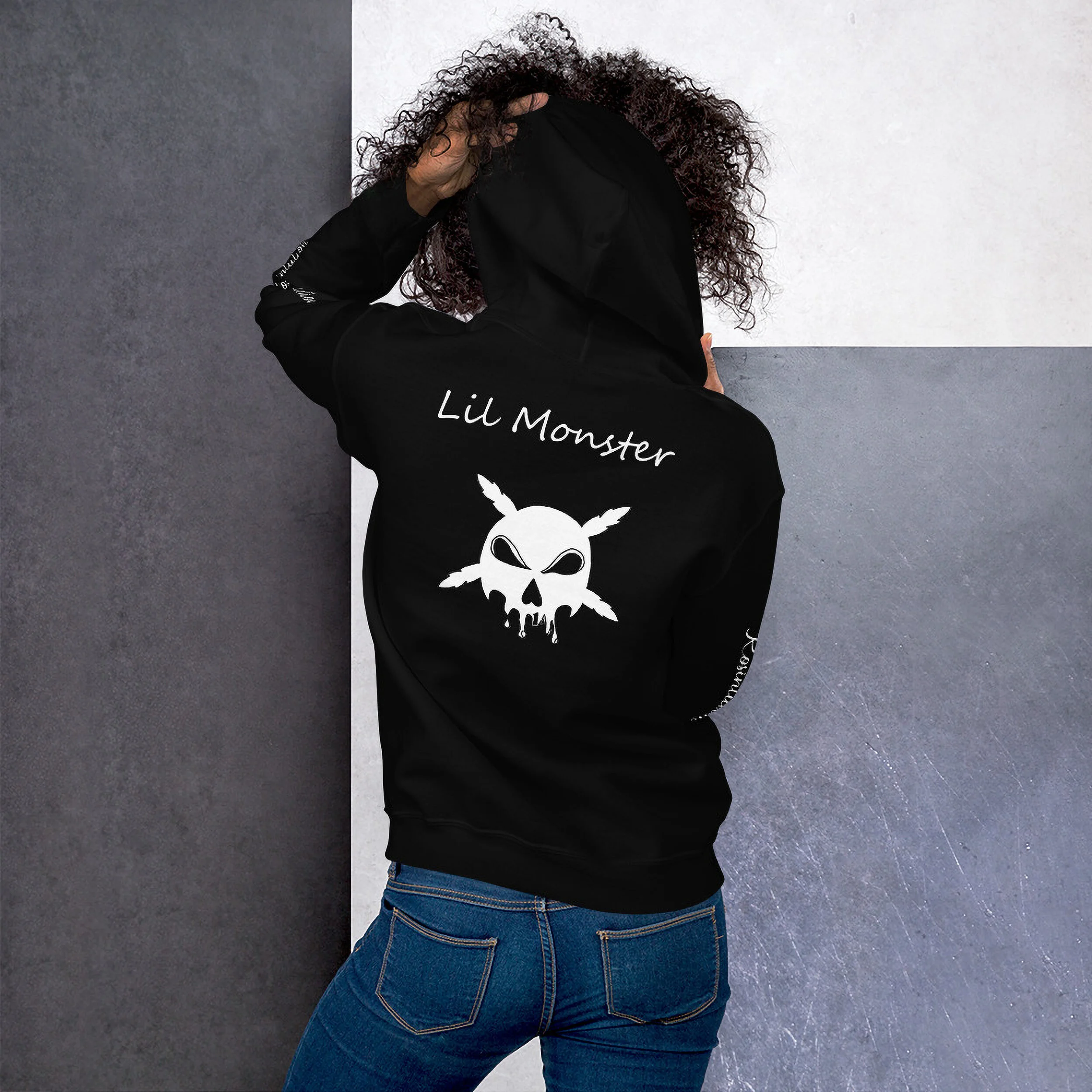 Harley-Quinn-JPEG_Lil-Monster-with-Logo-(Back-of-Sweatshirt)-PNG_Rosinlution_mockup_Back_Womens-Lifestyle_Black.jpg