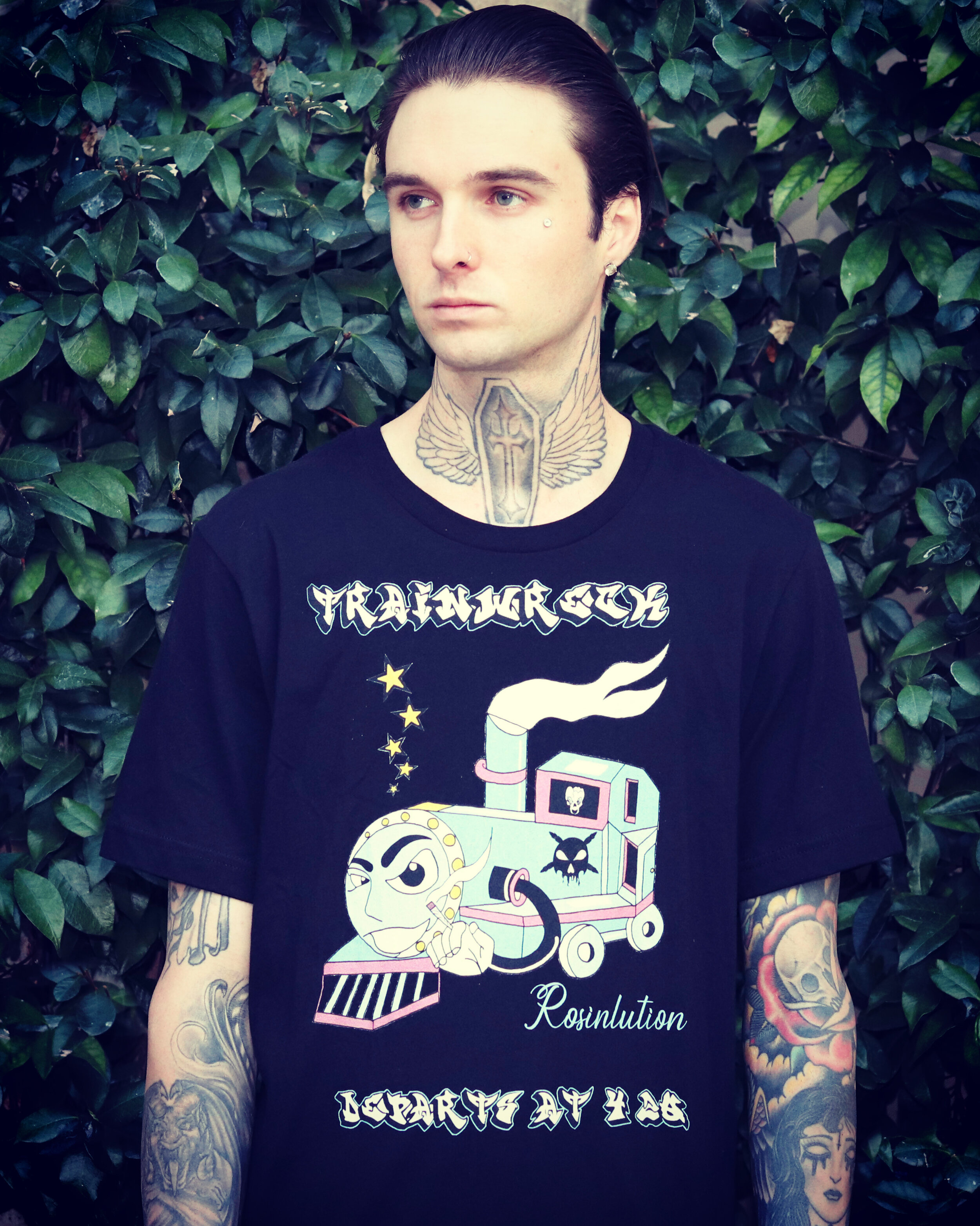 Me wearing Train-Wrecked T-Shirt JPEG.JPG