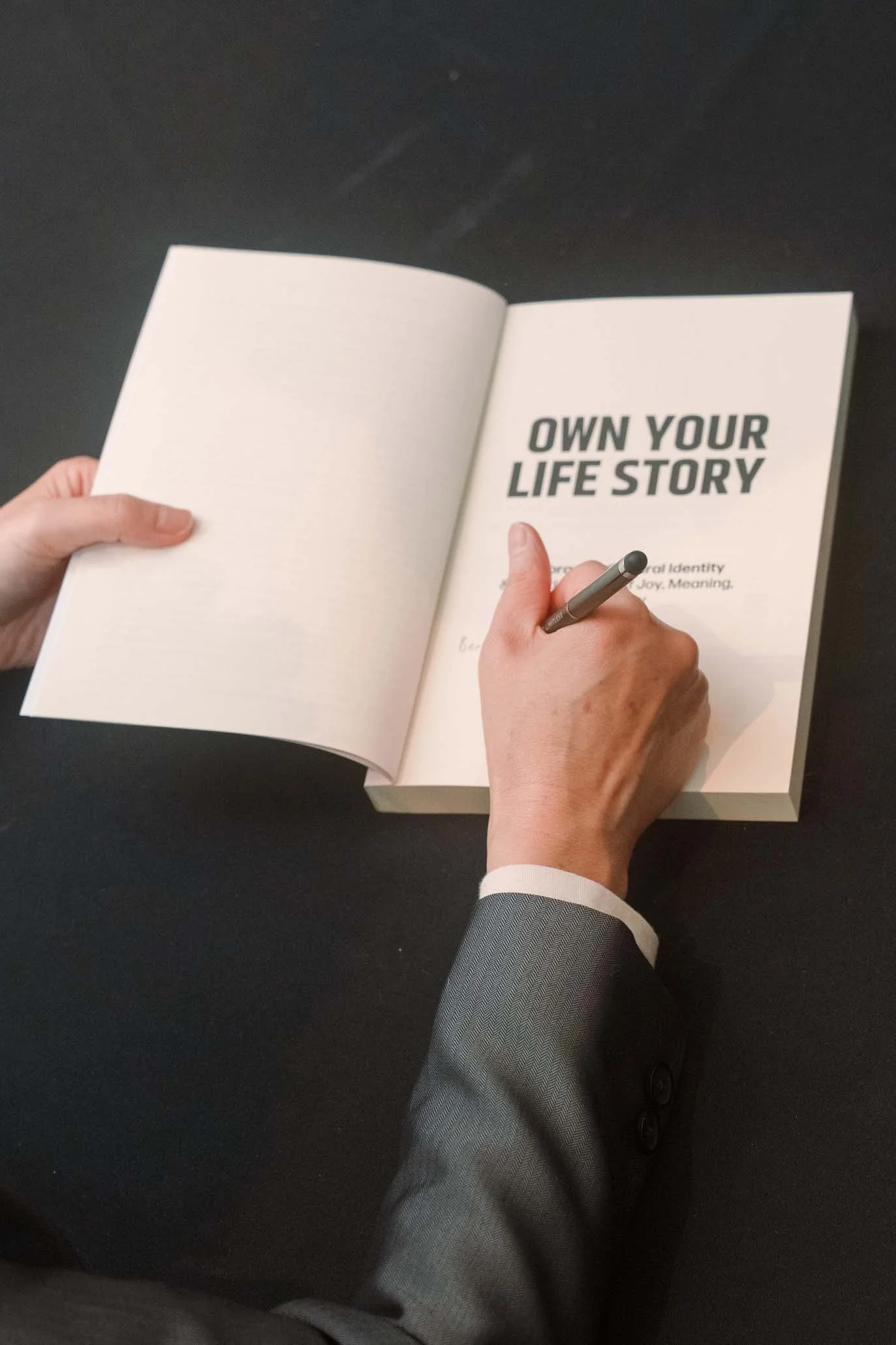 book signing launch event