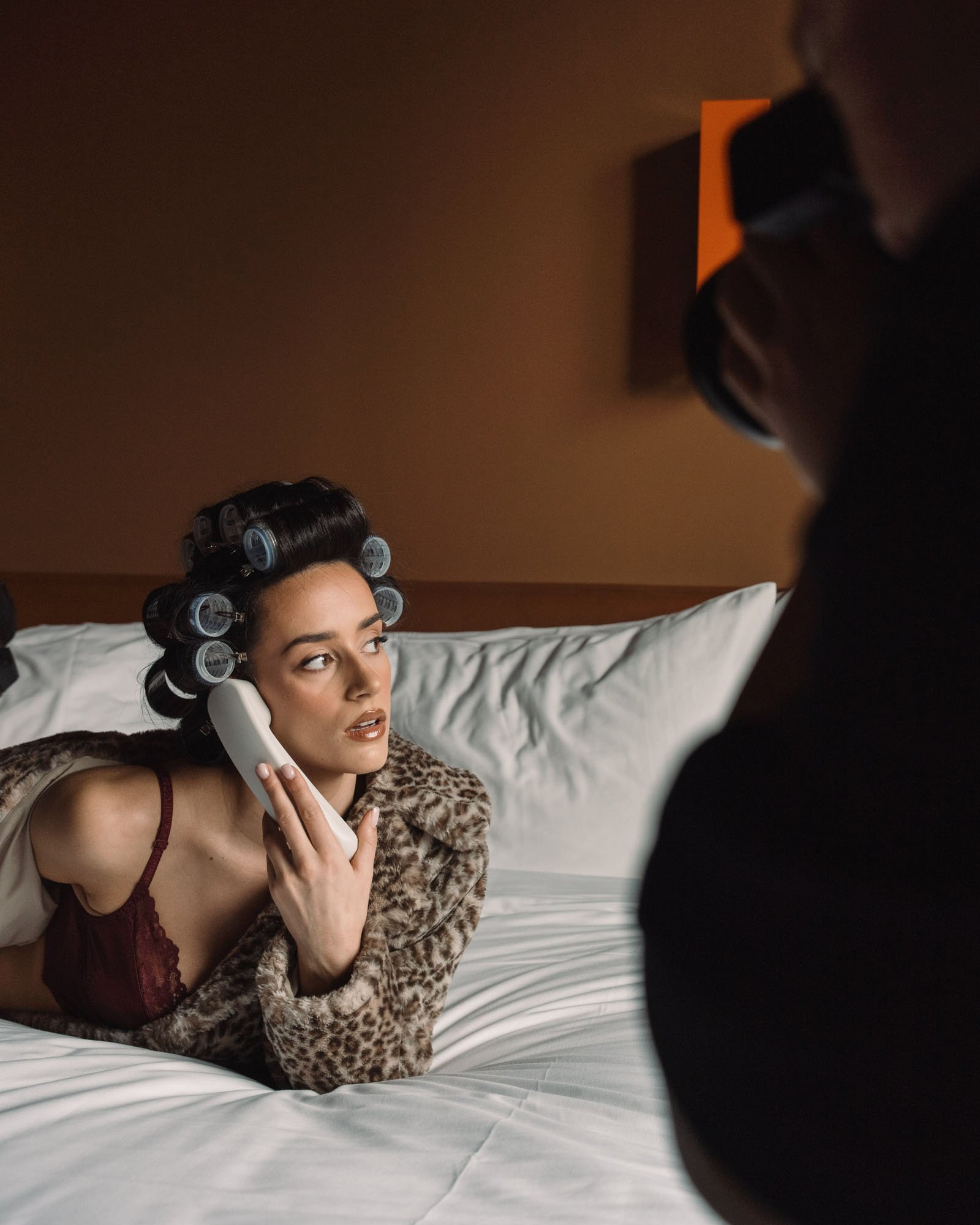 behind the scenes image of a brand photoshoot