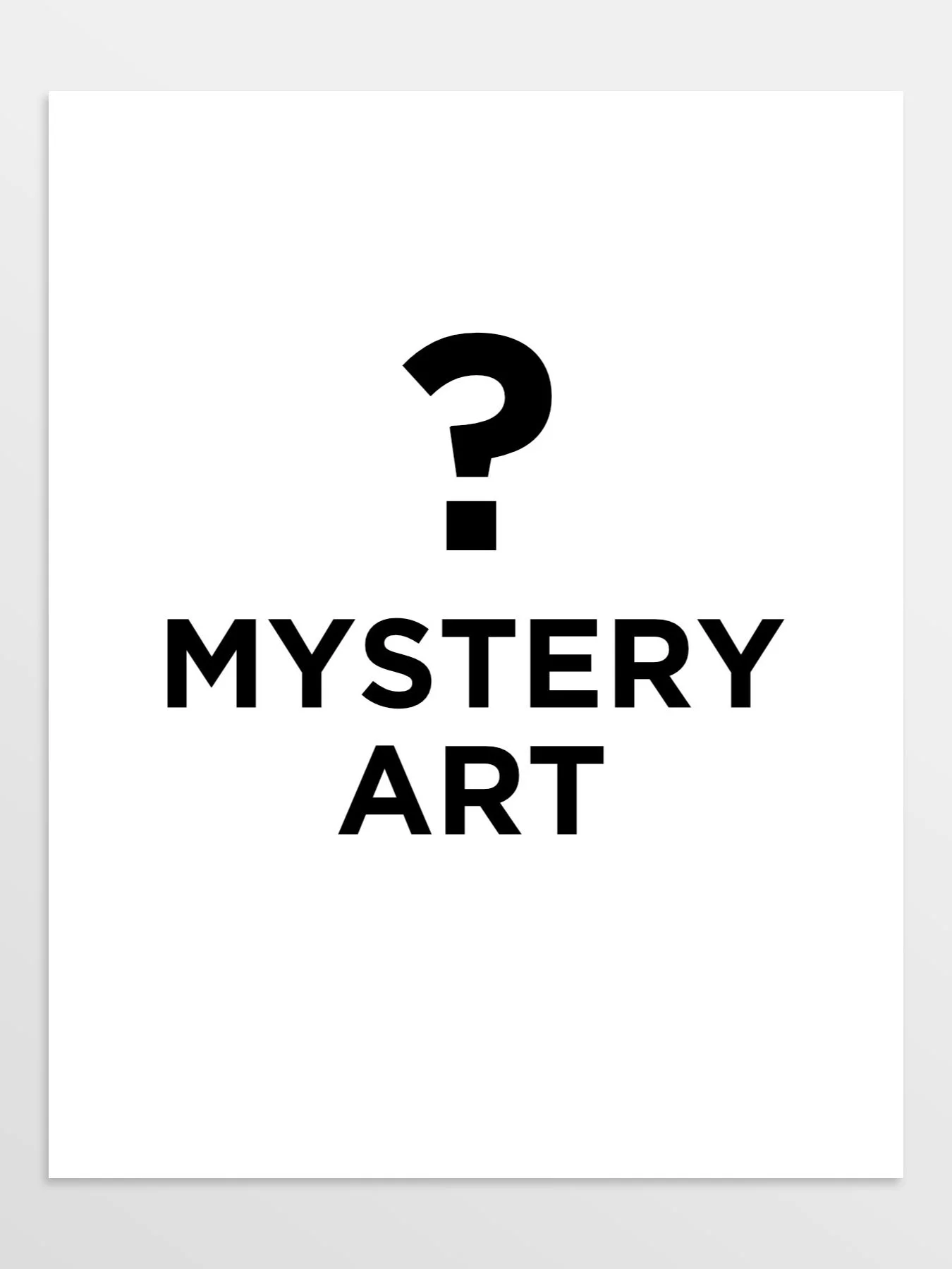 Mystery Art!