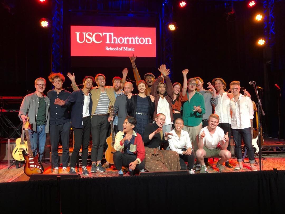 LAExperience students celebrating a great final concert at USC, Bravo everyone !
