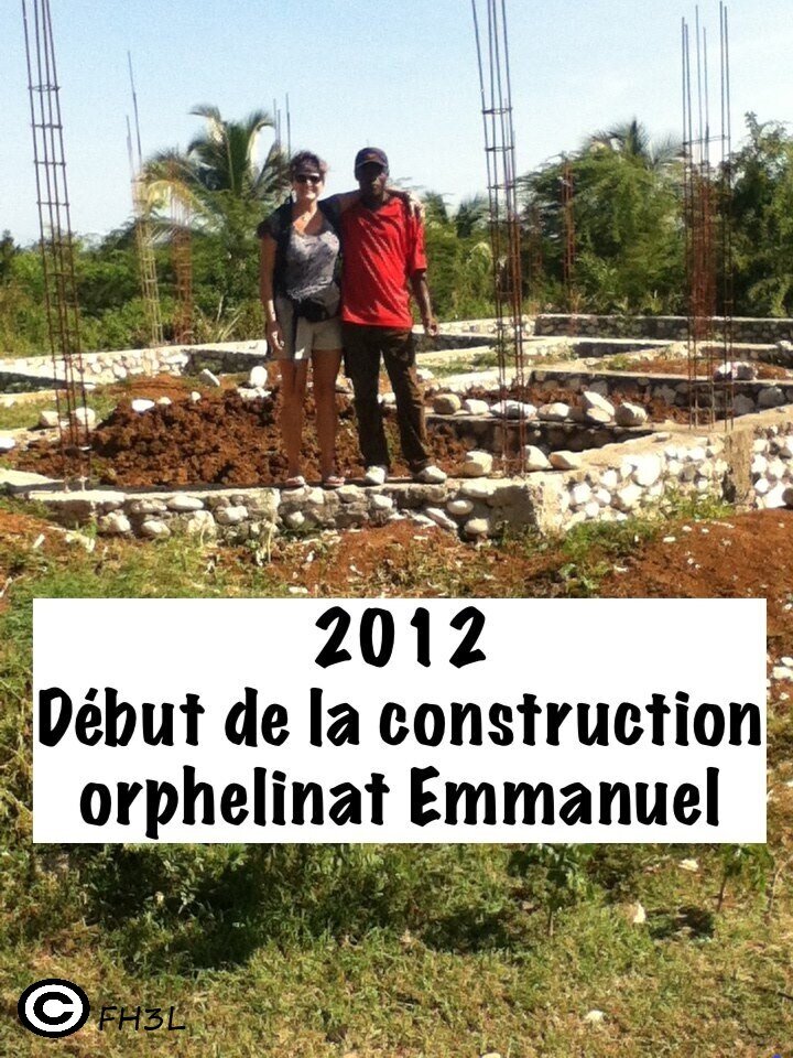 Début de la construction du nouvel orphelinat à Jérémie en 2012