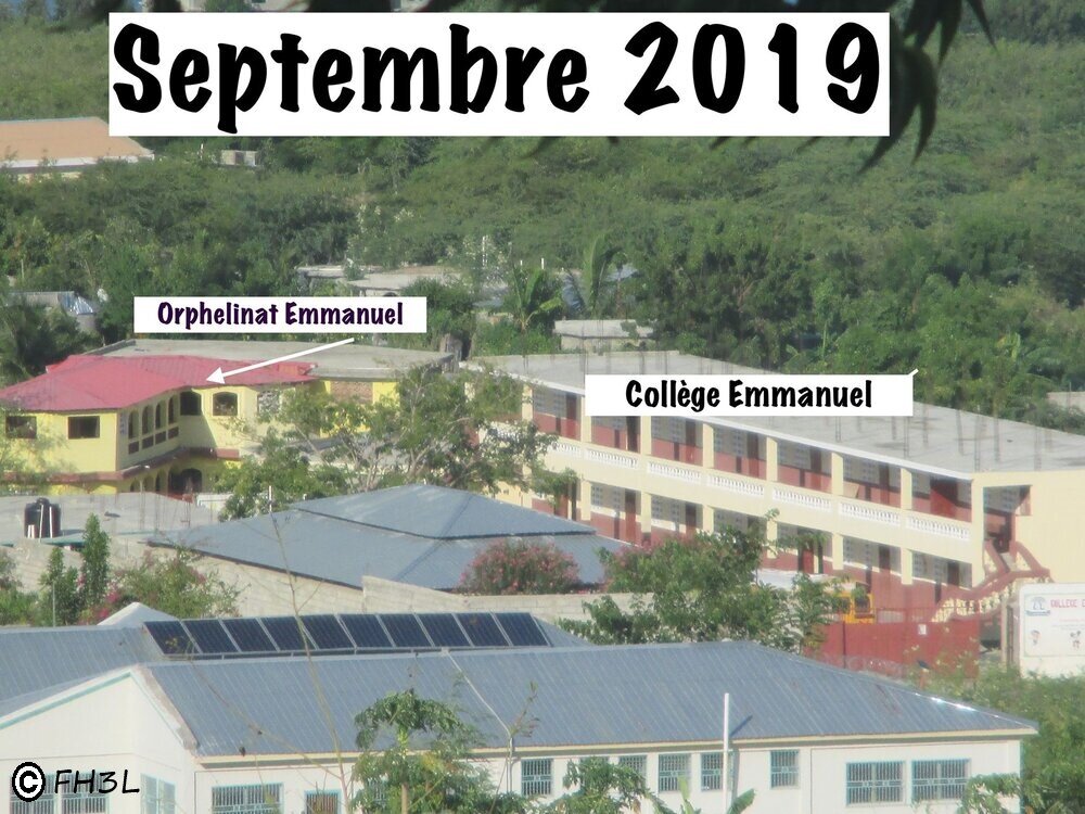 Emplacement de l'orphelinat et du Collège Emmanuel à Jérémie en 2019