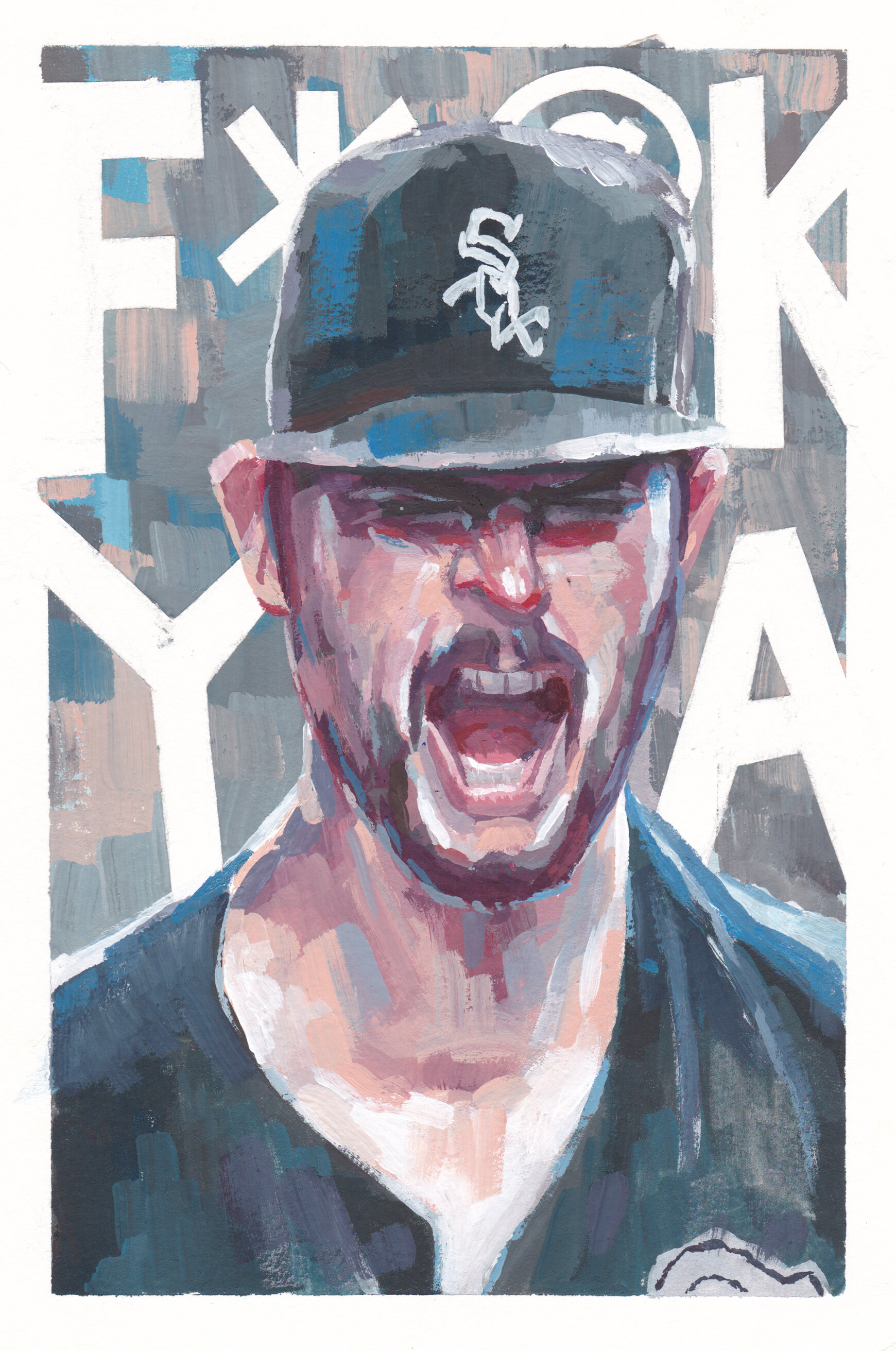 Carlos Rodon - Gouache Painting