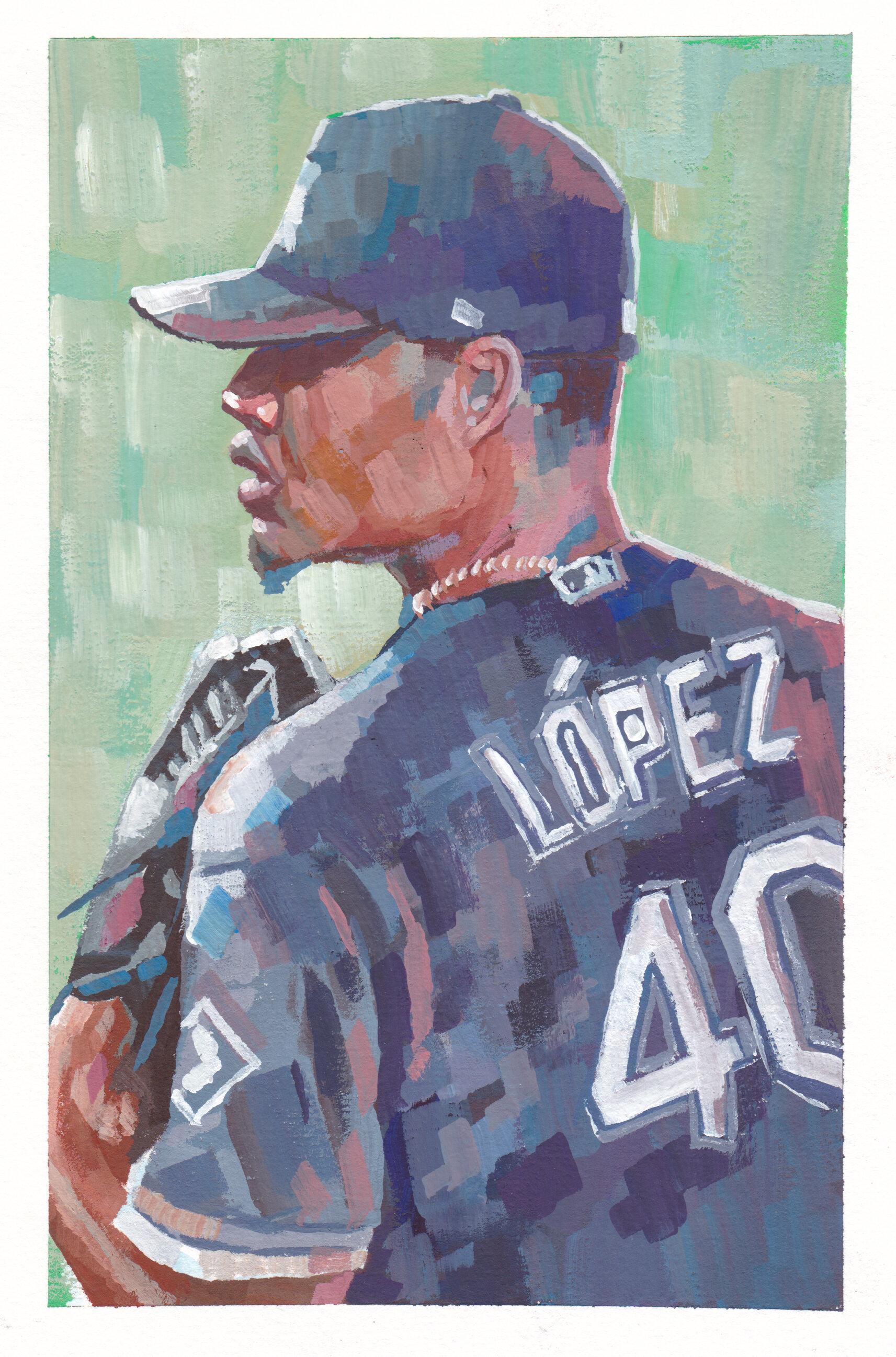 Reynaldo Lopez - Original Gouache