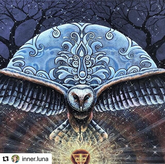 #Repost @inner.luna with @make_repost
・・・
I first &ldquo;completed&rdquo; this painting in 2011. This is one of my most favorite paintings that I have EVER created! It has been on my bedroom wall for years. When is a painting completed? The answer to