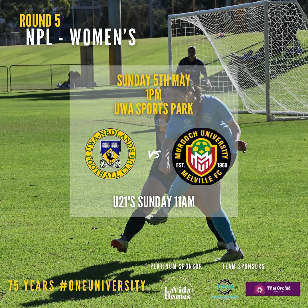 Let&rsquo;s kick off #FemaleFootballWeek with a bang! Our NPLW Girls are ready to show their skills on the field as they take on MUM FC this weekend at the Mac! 

📍 UWA Sports Park, 1pm Sunday

U21s 11am

#ONEUniversity 

A shout out to our sponsors