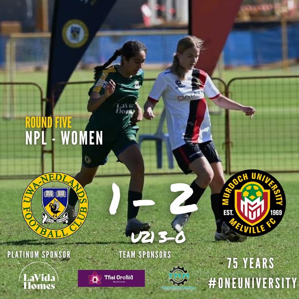 A missed opportunity for our First Team, but a solid win for the 21s.

Thank you to our sponsors @la_vida_homes @thai_orchid_nedlands and TMM Kalgoorlie.

#ONEUniversity
