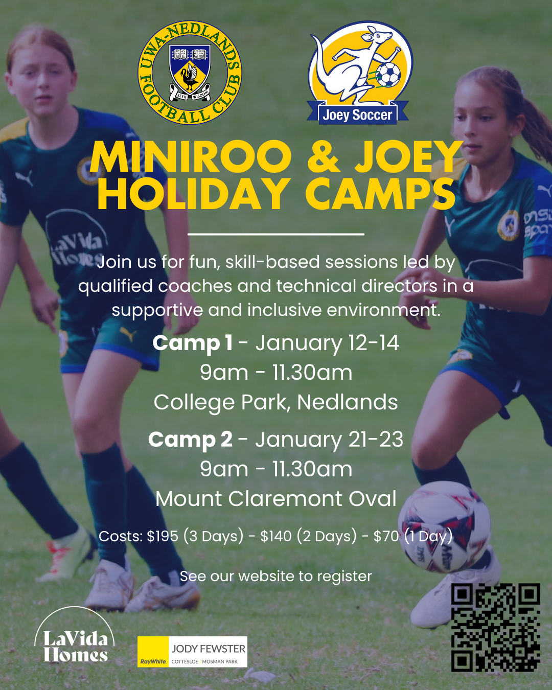 MiniRoo and Joey Soccer Camps - January 2026