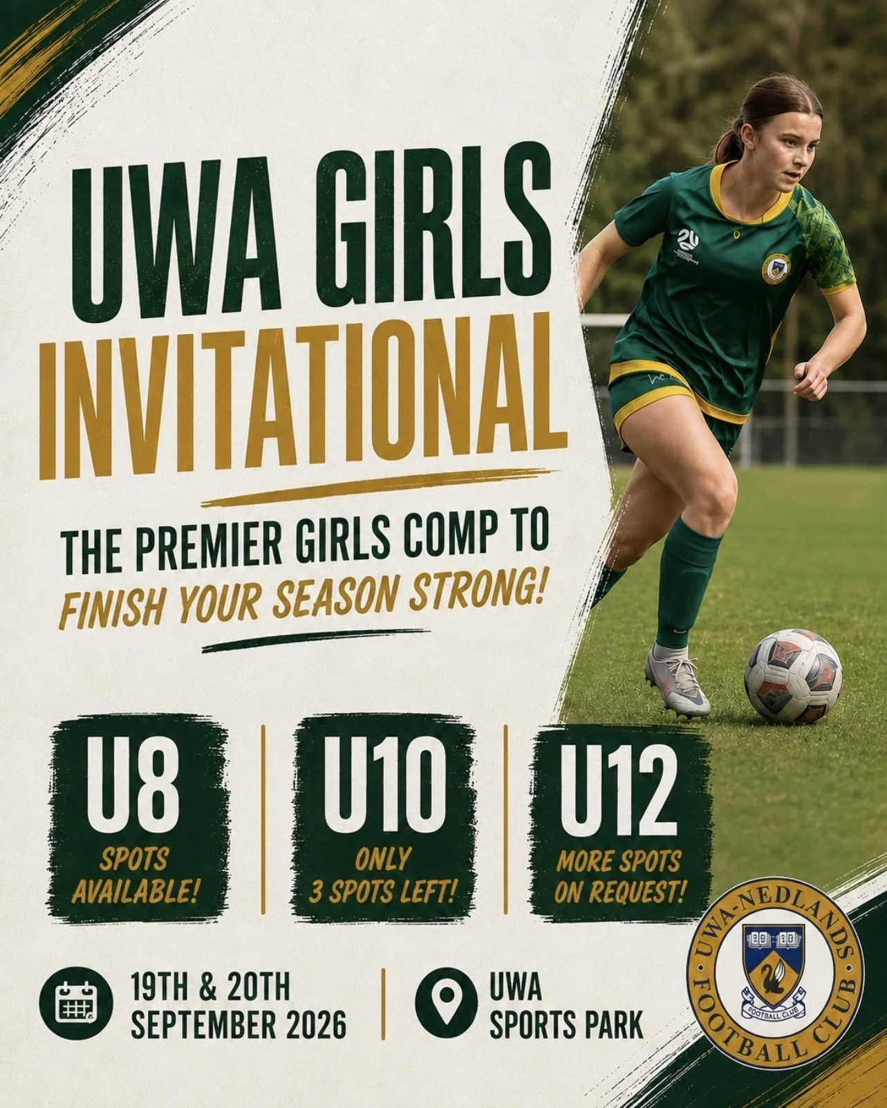 UWA GIRLS INVITATIONAL TOURNAMENT! ⚽️🏆