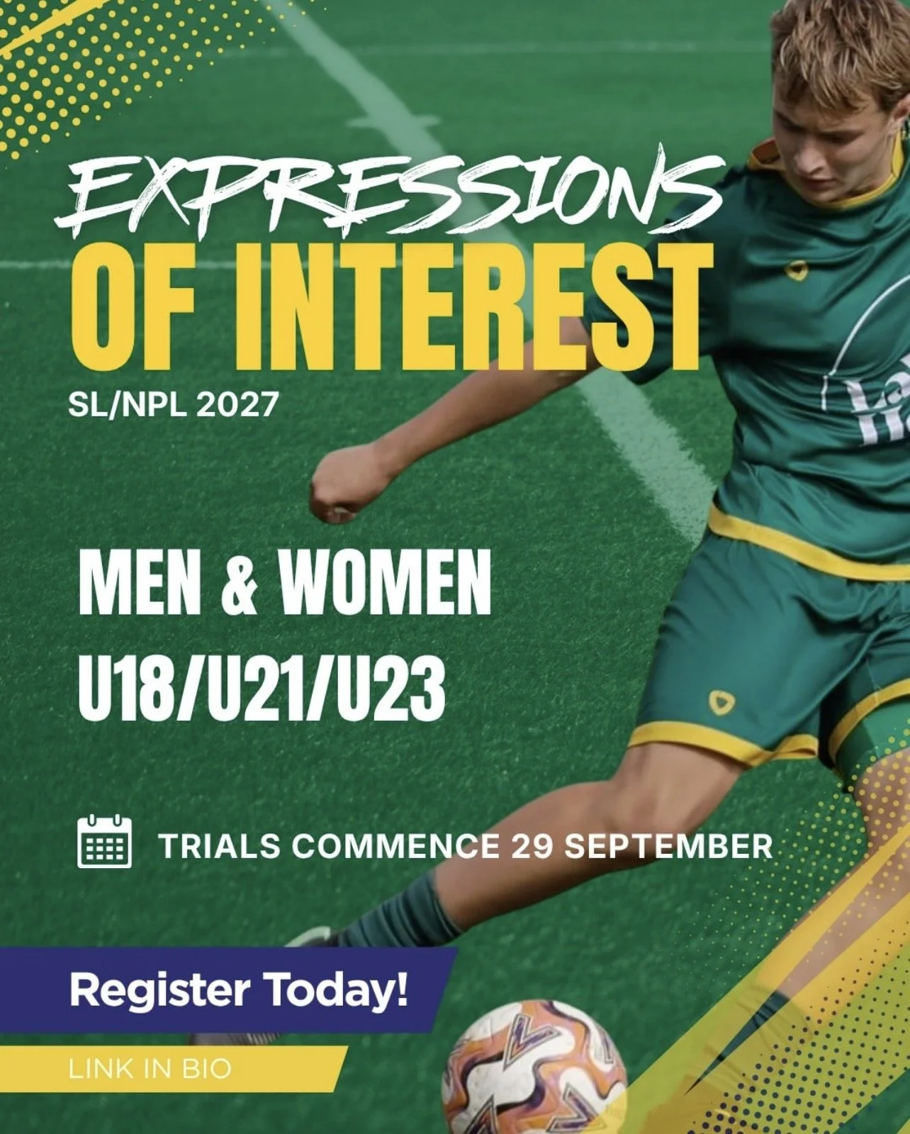 EOI - Mens & Womens U18/U21/U23